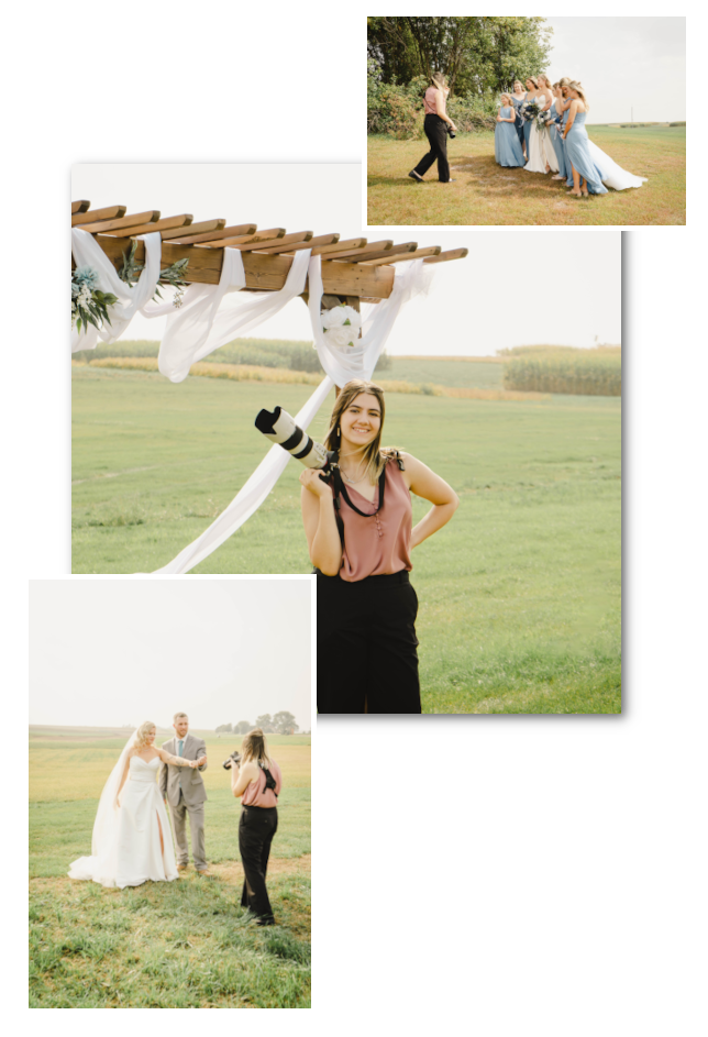 Photographer Capturing Wedding Photos